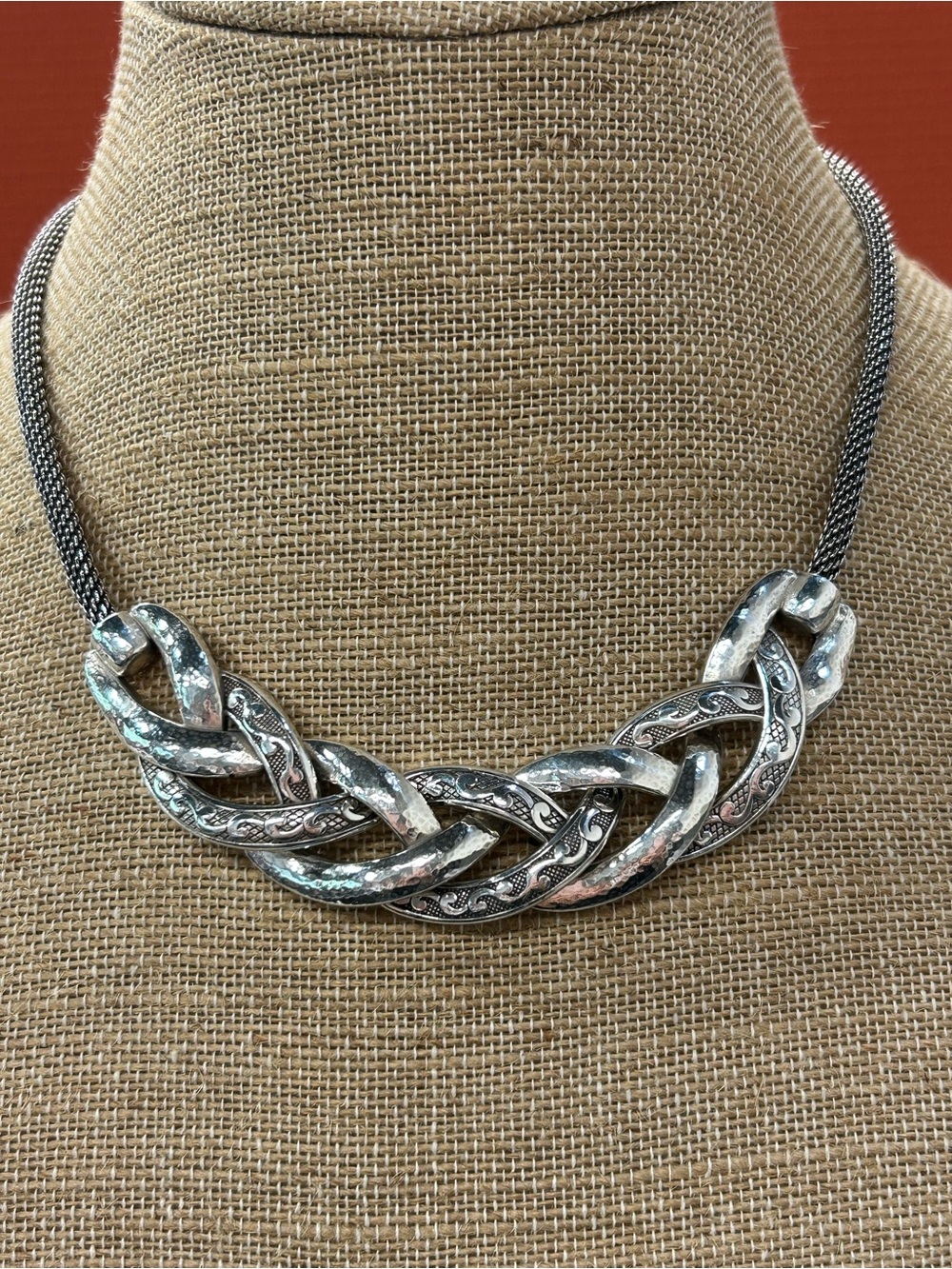 Brighton Venetian Canals braided collar necklace